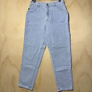 Chic Relaxed Jeans 14 Petite Womens Light Wash High Rise Mom Jeans